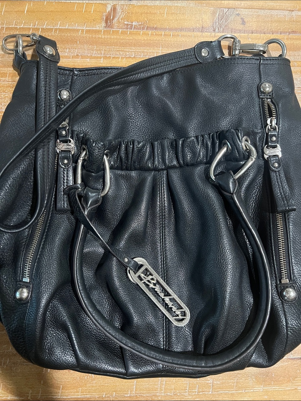 B. Makowsky Leather Bag